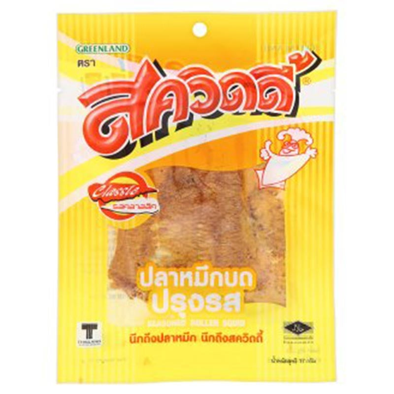 Squidy 調味卷魷魚經典口味 17 克。