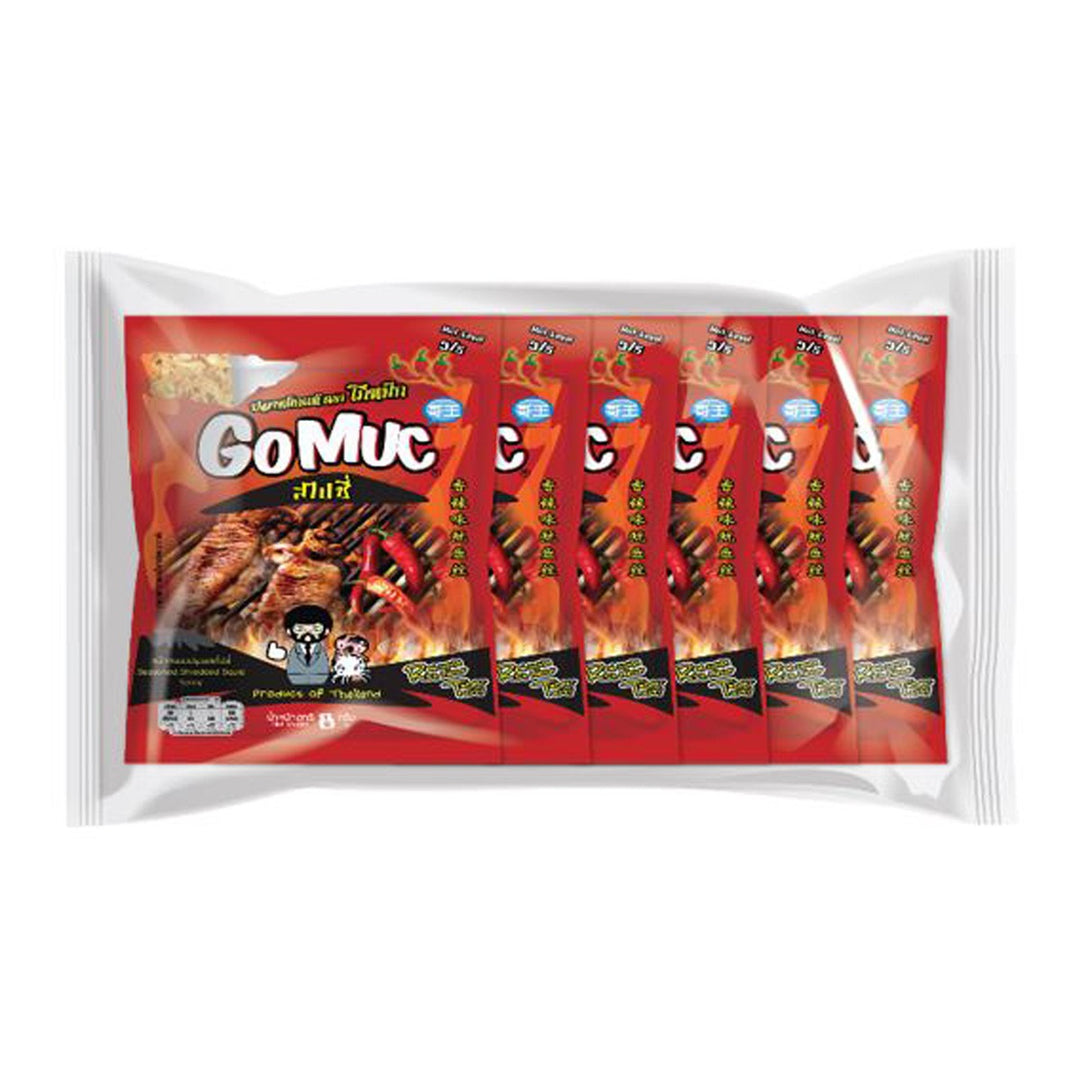 GOMUC 調味魷魚絲 辣味 8 克包 6