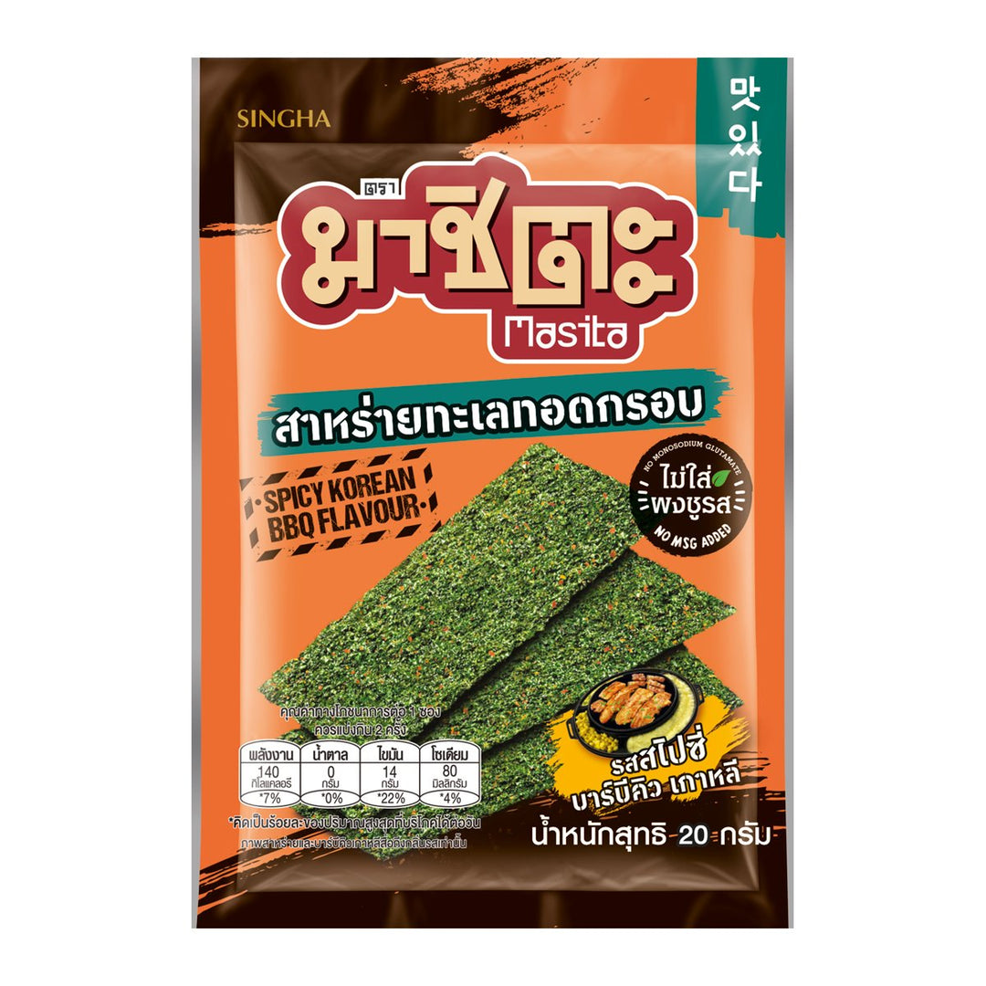 MASITA 脆皮海藻韓式燒烤 20 克。