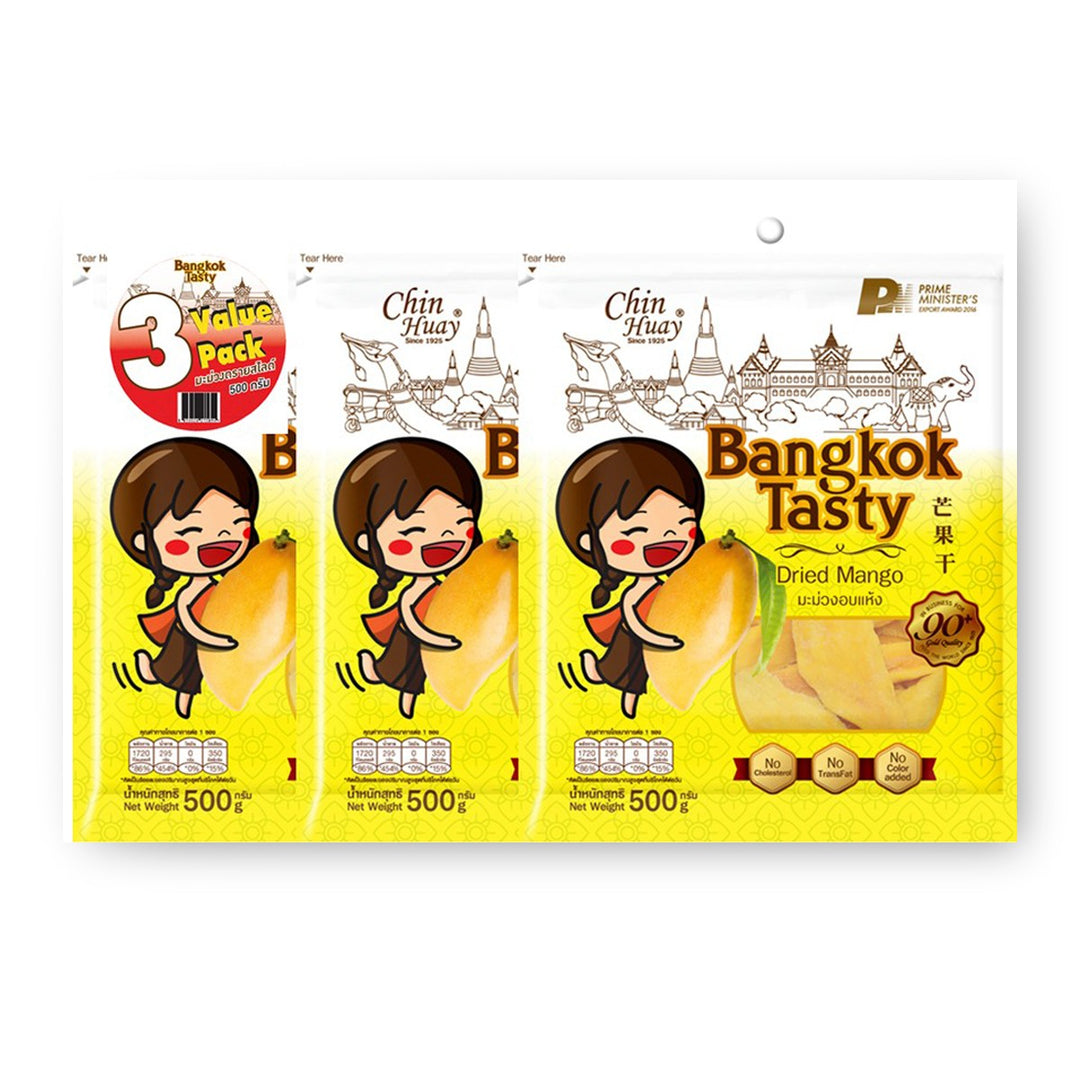 BANGKOK TASTY 切片芒果乾 500 公克。包3