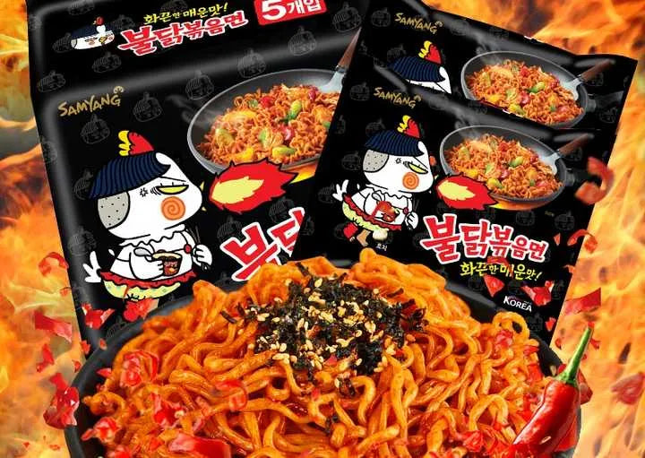 三養(Samyang)辣火雞面 5連包 700g(140g*5)/袋 幹拌面 泡面速食麵 方便速食 韓國進口